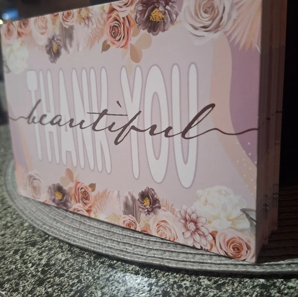25ct. 4x6 Boho Floral Thank You Cards Bonus 3- Random Polymailers
